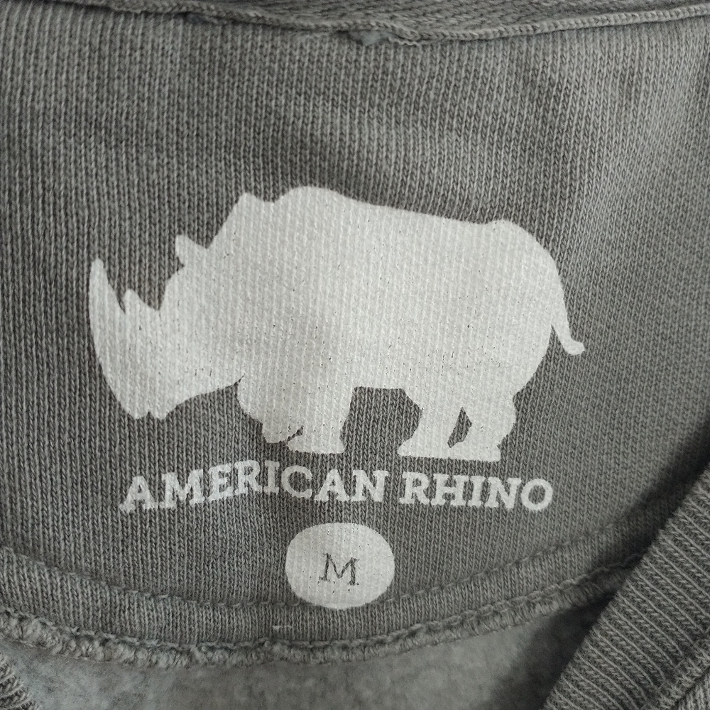 American Rhino Flag Sweatshirt M - Picture 9 of 10